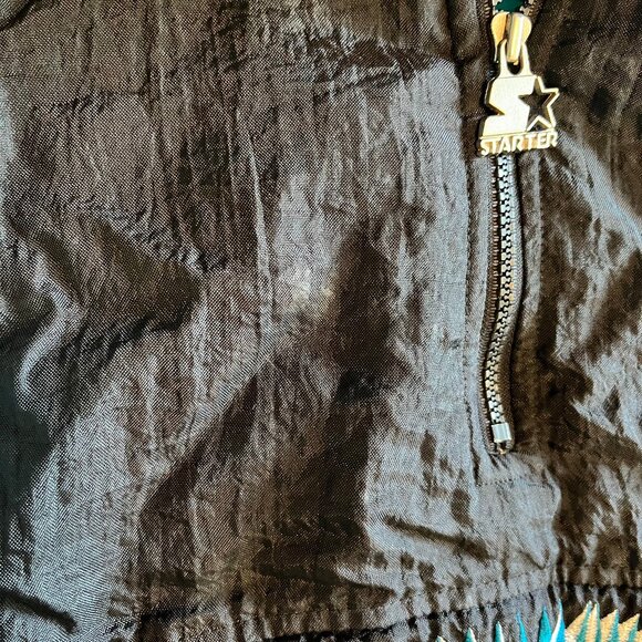 Vintage Rare 90s San Jose Sharks Starter 1/2 Zip Jacket Pullover Puffer- Size XL - Picture 7 of 7